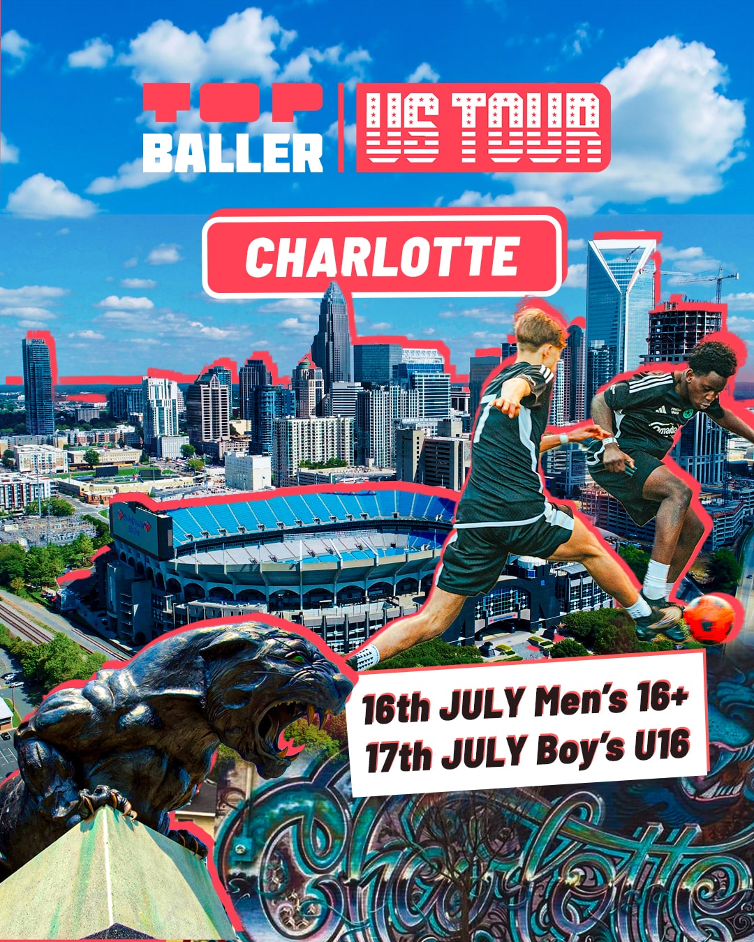 1 | 1 USA Cities: Charlotte Mens 16+