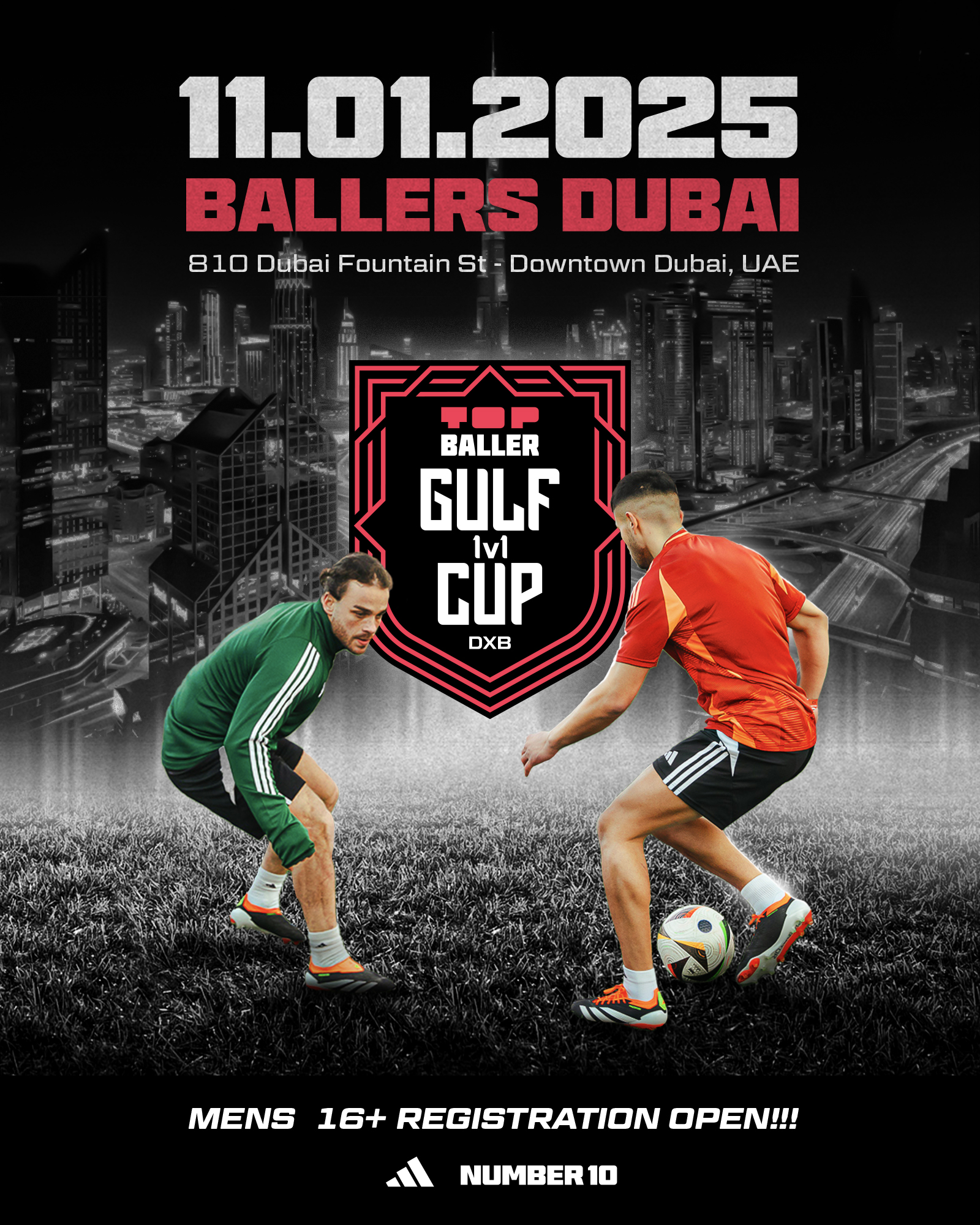 Top Baller Gulf 1v1 Cup powered by NUMBER 10 and adidas